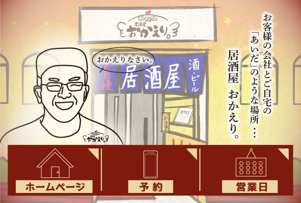 居酒屋おかえりLINEリッチメニュー